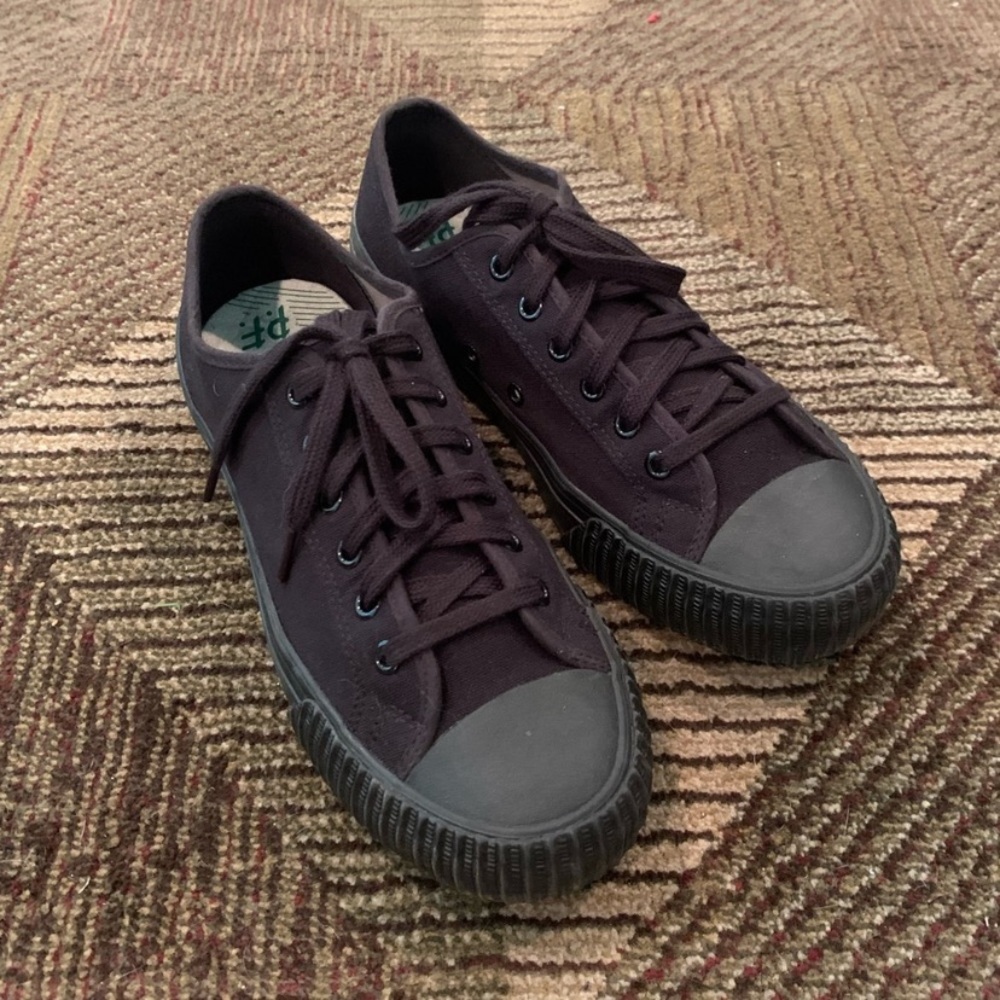 PF Flyers Center Lo Black sneakers.